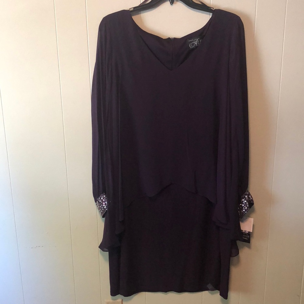 Evening vneck dress